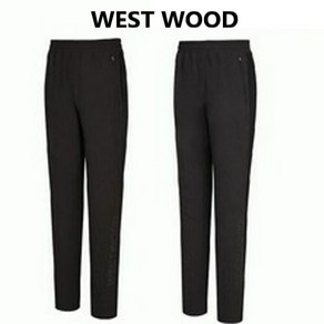 웨스트우드 WEST WOOD 봄 가을 트레이닝 등산 등 레저활동에 편하고 쾌적하게 착용가능한 남성 트리코트 하이브리드 밴드팬츠 WL1MSPT517