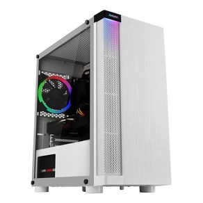 주연테크 게이밍 데스크탑 PC 화이트 TINY-14F6S (i5-10400F), FeeDOS(미포함)