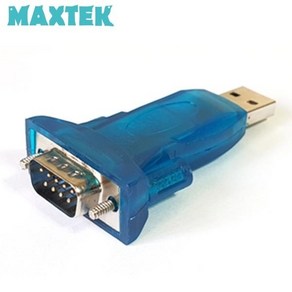 [MAXTEK] USB-A 2.0 to RS232 시리얼 컨버터 [MT232], 1개