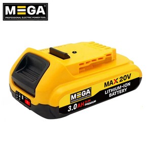 MEGA 메가 리튬이온 배터리 DB203 20V MAX 3.0Ah D사/주피터 호환, 1개