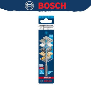 BOSCH 2608900570 EXPERT HEX-9 멀티 건설 드릴 비트 콘크리트 소프트 타일용 고경도 트위스트 4mm 90mm, 01 4x45x90mm, 1개