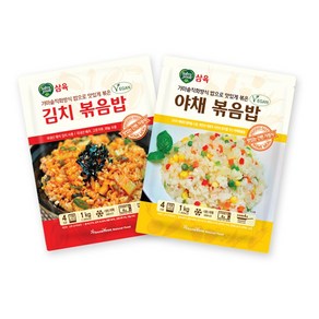 즉석간편식 가마솥직화방식 밥으로 만든 비건 야채&김치볶음밥 1kg (250g x 8봉), 250g, 8개