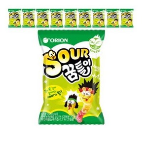 오리온 SOUR 꿈틀이 젤리, 67g, 25개