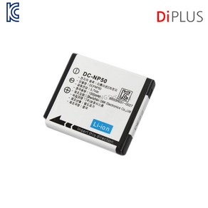 DIPLUS 후지 NP-50 FNP50 호환배터리 F300 F200 F85 EXR