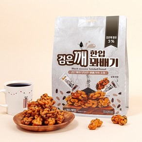 한입 검은깨 꽈배기 520g, 1개