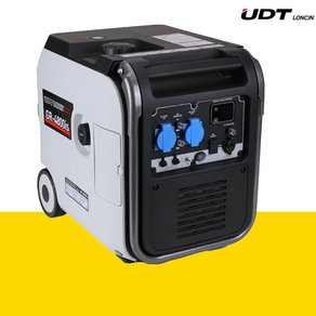 UDT 론신 저소음 인버터 가솔린 발전기 경량형 4.8KVA GR-4800is, 1개