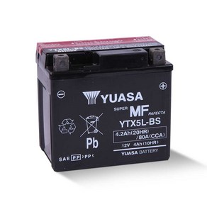 [유아사]야마하(Yamaha) 비위즈50 100(bws50 bws100) - YTX5L-BS 배터리