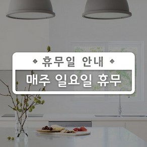 루리앤메리 도어사인 레터링 UP 09 휴무일 예약 스티커 47cm, D 회색