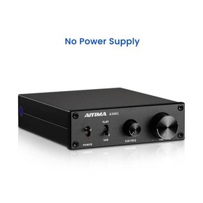 AIYIMA 서브우퍼 앰프 300W HIFI 모노 오디오 파워 클래스 D 사운드 NE5532 OP AMP 볼륨 컨트롤 TPA3255, 03 No powe supply