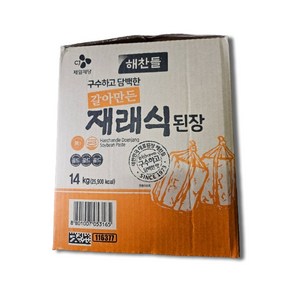 CJ 해찬들 갈아만든 재래식된장 14KG, 1개