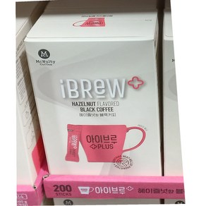 맥널티 아이브루 플러스 블랙커피 헤이즐넛향, 1g, 200개입, 1개