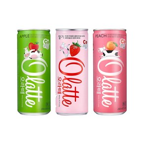 동아오츠카 오라떼 240ml 3종(딸기10+애플10+피치10) / 총 30캔