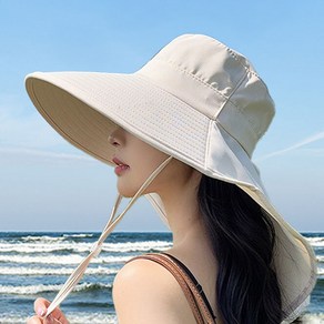 초경량 자외선 차단 기능성 플랩햇 모자