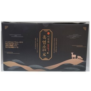 이경제 흑염소 진액 엑기스 2개월분, 60개, 70ml