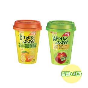 빙그레 쥬시쿨에이드 250ml 금귤감귤에이드 2개+사과에이드 2개/무료배송