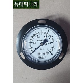 [ HSI ] GPBD60X15 ( BD형 판넬형 공압 압력 게이지 60파이 1.5MPa 15KG 15ba PT 1/4 / HISCO 히스코 압력계 협성계기 ), 1개