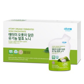 애터미 오롯이 담은 유기농 발효 노니(파우치) 24포, 24개, 40g