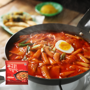 푸딩팩토리 베스트셀러 옛날 국물떡볶이 570g 캠핑음식 빨간떡볶이, 1개