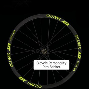 DT MTB 휠 스티커 도로 자전거 림 데칼 반사 사이클링 스티커 너비 20mm 20 24 26 27.5 29 700C 자전거 액세서리, [13] geen 20, 1개