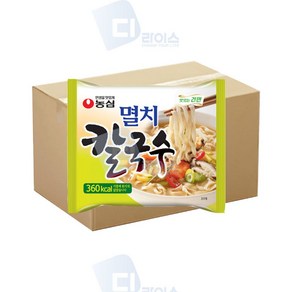 [에이치플러스몰] 농심 멸치칼국수 32봉 건면 봉지라면 담백하고 시원한, 430g, 32개