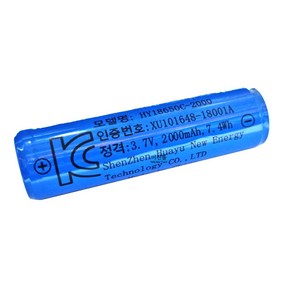 충전 18650 배터리 리튬 이온 2000mAh 3.7V 단전지 7.4Wh