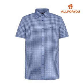 [올포유] 남성 잔체크 반팔 셔츠 AGBSM3121-906