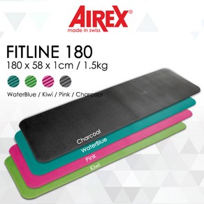 AIREX 피트라인 180 FITLINE 180 에어렉스 명품매트, 챠콜(목탄)