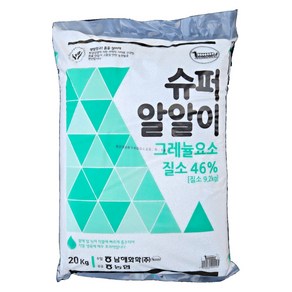 요소 20kg 그래뉼요소 비료 슈퍼알알이, 1개