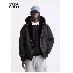 ZARA 자라 리버시블 페이크퍼 봄버 자켓