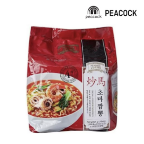 피코크 초마짬뽕라면 500g(125x4봉지) x 4세트, 500g, 4개