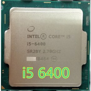 인텔 코어 i5-6400 I5 쿼드 2.7GHz 최대 6MB 캐시 LGA1151 CPU 프로세서, 한개옵션0