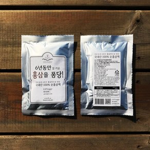 GIN1937 국산100% 6년근 홍삼액 홍삼파우치 홍삼을퐁당, 60개, 80g