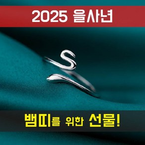 2025 을사년 뱀띠 은반지