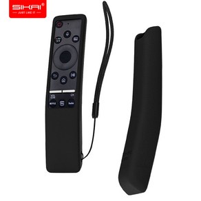 삼성 스마트 티비 리모컨 호환 케이스 커버 BN59-01259B, 블랙, 1개