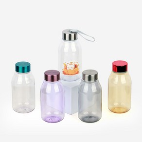 [물병공장]밀크보틀 미니미 베이직 300ml/소형물병/어린이물병, 퍼플, 실버, 실버, 1개