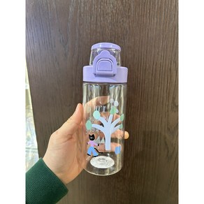 모던하우스 키치키치캣 원터치 보틀, 퍼플, 500ml, 1개