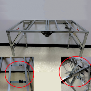 아빠목수 톱다이 접이식 테이블쏘 프레임형 80x120 조기대 포함