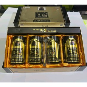 고려 6년근 흑삼 로얄 골드 Koean Black Royal Gold Gingseng 4병세트