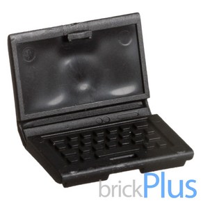 레고 부품 소품 컴퓨터 노트북 랩탑 Black Minifig Utensil Compute Laptop 4527063 62698