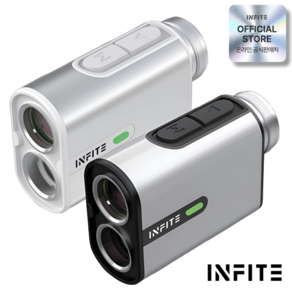 인피테 레이저 골프 거리측정기 초경량 미니 차쉬넬 캐디 파우치세트, IXG2000 PRO 화이트