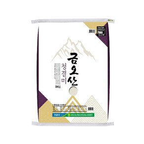 농협쌀 24년 햅쌀 구미 금오산 청결미 20kg 상등급당일도정, 1개, 상등급