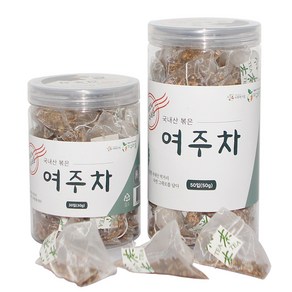 지구마을 국내산 삼각티백 전통차 여주차 티백차, 1개, 50개입, 1g