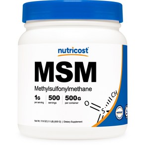 뉴트리코스트 MSM, 500g, 1개