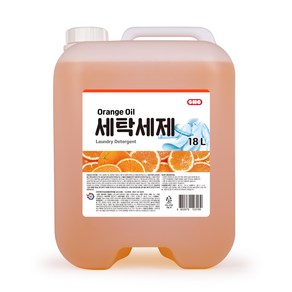 오렌지 세탁세제18L 대용량 중성액체세제, 18L, 1개