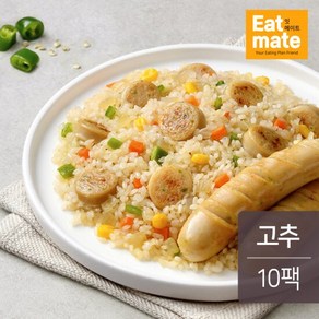 [랭킹닭컴] 잇메이트 닭가슴살 소시지볶음밥 고추맛 200gx10팩, 200g, 10개