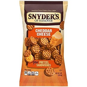 Snyde's of Hanove Petzel Sandwiches - Chedda Che Snyde's of Hanove 프레첼 샌드위치 - 체다 치즈 - 8oz - 2p, 226g, 1개