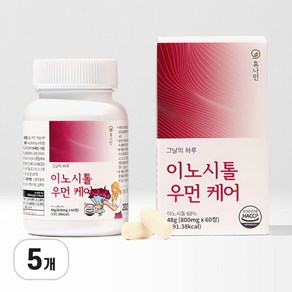 휴나인 그날의 하루 비건 미오 이노시톨 우먼 케어 콜린 엽산 60정, 5개