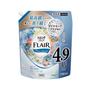 카오 허밍 플레어 프레그런스 플라워 하모니 리필용 [유연제], 1개, 1.78L