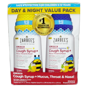 Zabee's Childen's All In One Cough Syup + 1 Day & Night 6-12ys 796962