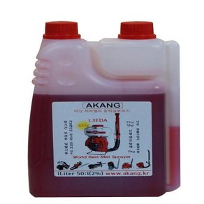 치파랠리 2사이클엔진오일 AKANG RED (1.0L)/희석비율50:1